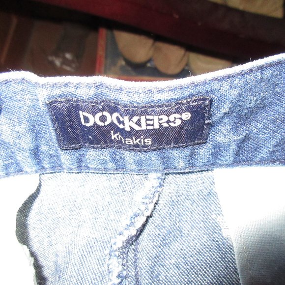 DOCKERS Blue Denim Jeans Khakis W30 - Picture 6 of 6